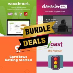 ecommerce bundle pack - woodmart, elementor pro, cartflows pro, yoast seo premium